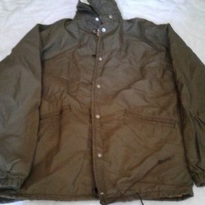 'll bean ladies nylon windbreaker sz small